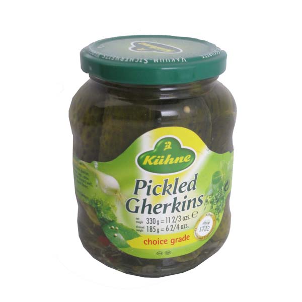 Kühne Pickled Gherkins 370 ml