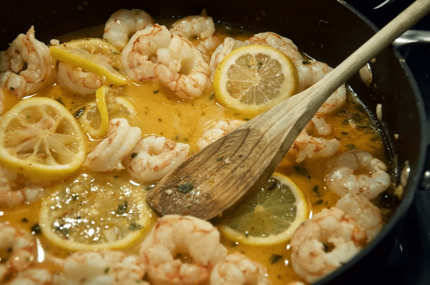 Shrimp cooking method