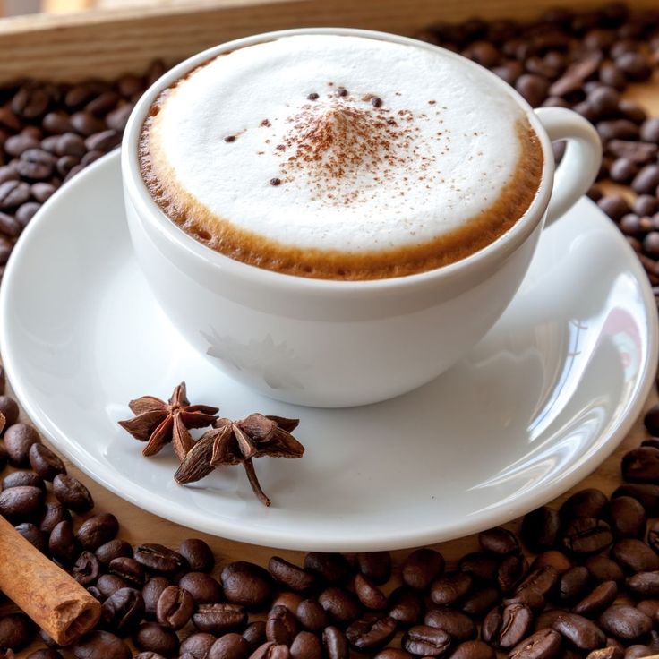 capuccino with fresh milk